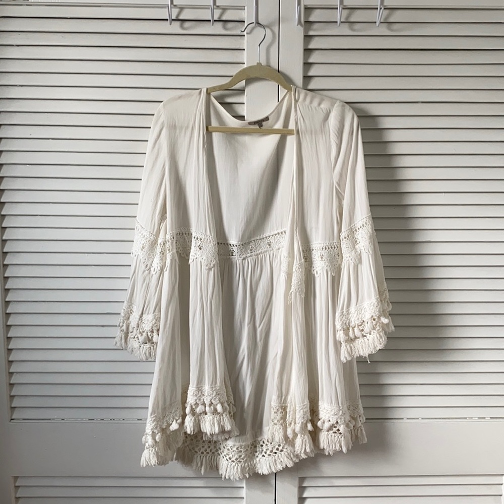 JODIFL Fringe Kimono